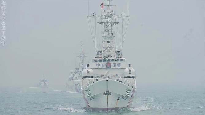 海警马祖附近海域执法巡查实录